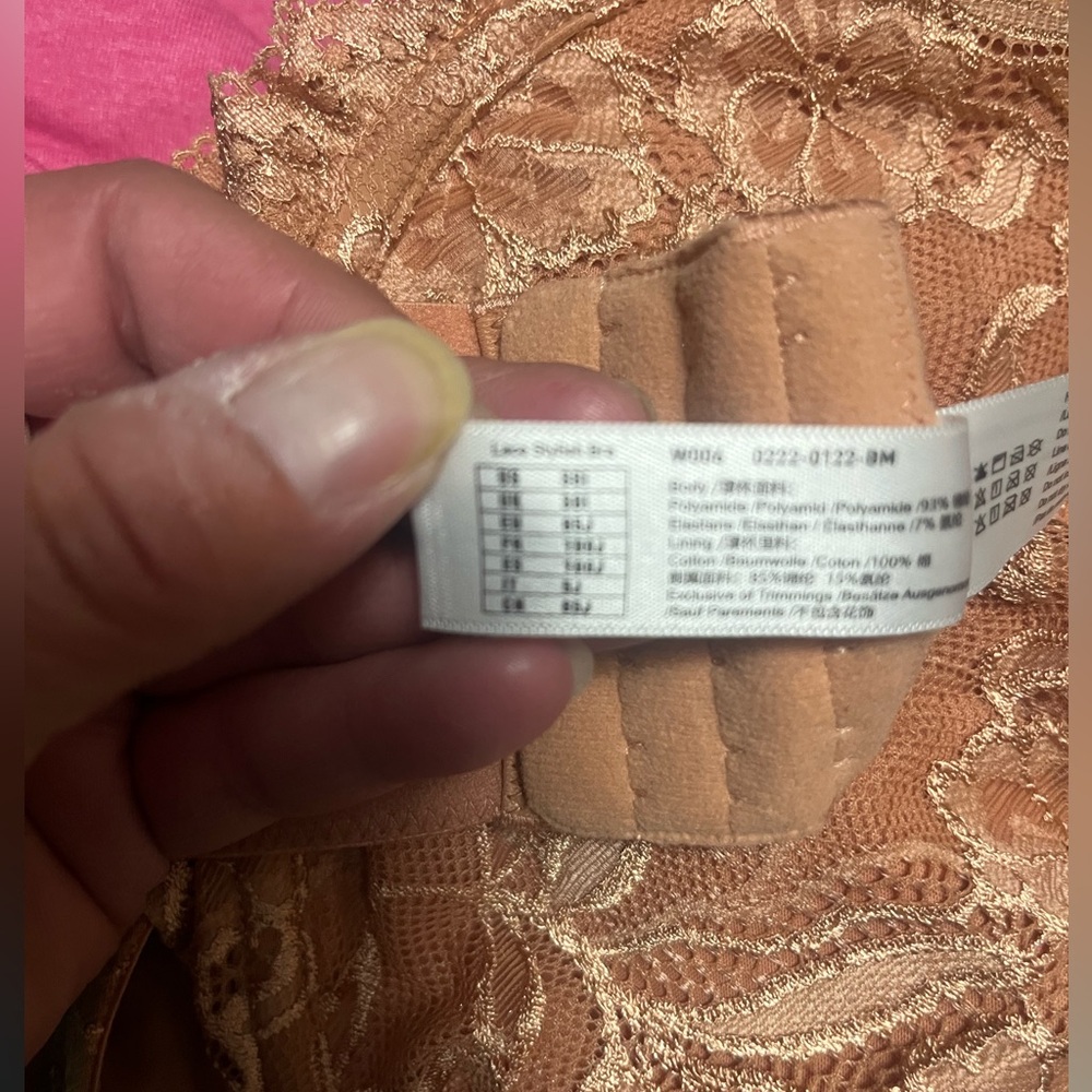 New! Delimira Sunkist Lace Bra - Picture 5 of 6